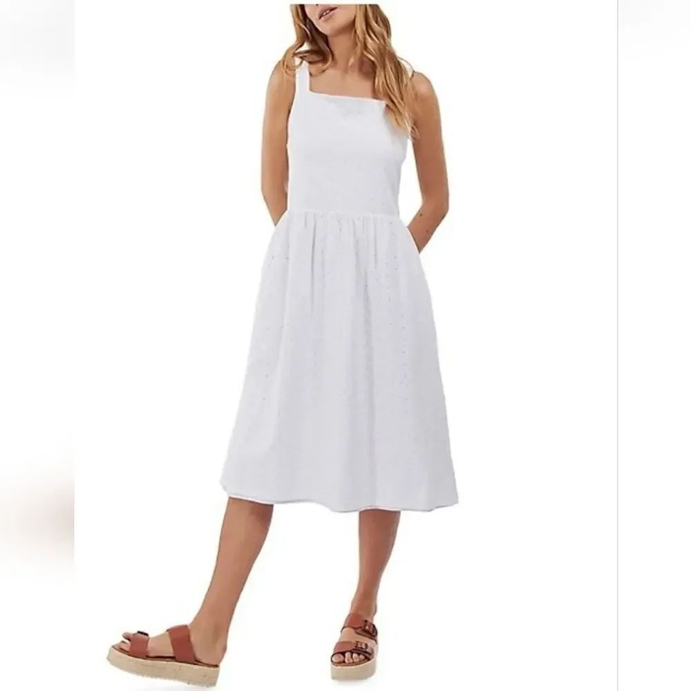 Barbour Hopewell Eyelet Dress Midi